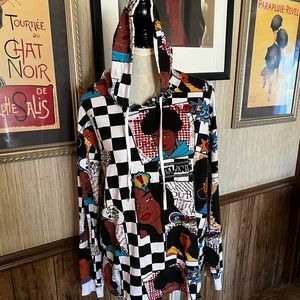 On- Fire Hoodie ( Melanin Queen)size 2X